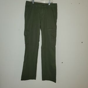 Dickies Relaxed Fit Womens Green Cargo Pant Size 6